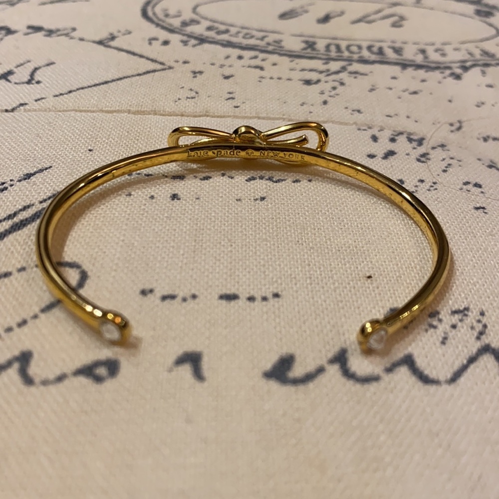 kate spade sparklers bow cuff bracelet - Picture 3 of 4